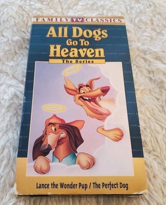 ALL DOGS GO TO HEAVEN: The Series VHS 1996 LANCE WONDER PUP Perfect Dog RARE - Image 1 of 4