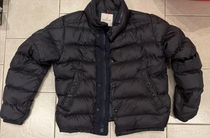 Authentische Moncler Herren klassische Größe 5 schwarz gefütterte Daunen Bomberjacke Large - Bild 1 von 18