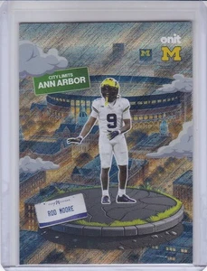 ROD MOORE 2025 ONIT ATHLETE CITY LIMITS SP INSERT #CL-9 MICHIGAN - Picture 1 of 2