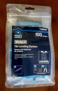 Project Source Wedge B Tile Leveling System 1690487 - 100 Pack - Picture 1 of 2