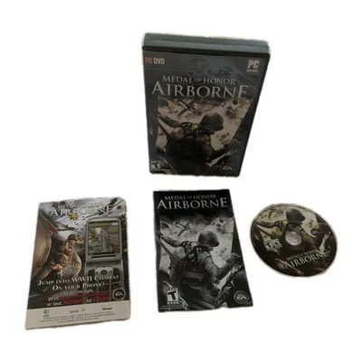 Medal of Honor: Airborne (PC, 2007) DVD-ROM | Completo En Caja (CIB) | Probado Segunda Guerra Mundial Foto 1 de 4