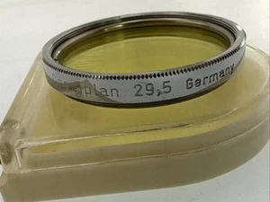 CENEIPLAN 29MM CAMERA LENS FILTER , Yellow 29-5 Made In Germany W/ Case - Picture 1 of 12