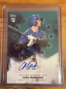 Autógrafos de estrellas de béisbol Topps 2024 negros #BSACMA Cade Marlowe 080/199 - Imagen 1 de 2