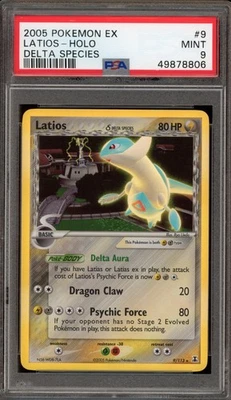 Pokemon Latios EX Delta Species Holo Rare #9 PSA 9 Mint - Image 1 of 2