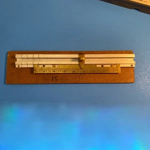 Vintage 6” Brass And Aluminum Slide Rule* - Picture 1 of 5