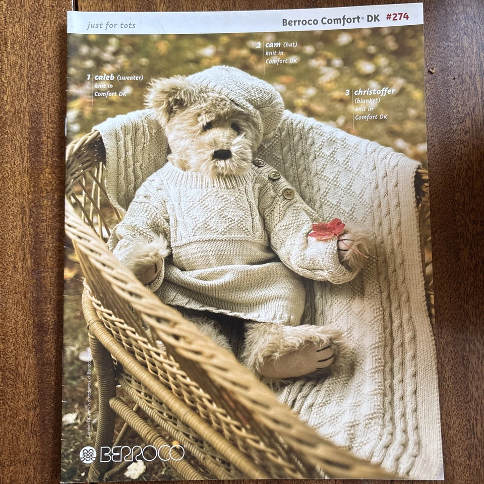 Berroco Knitting Pattern Book #274 Comfort DK Just for Tots -11  Kids FREE SHIP - Image 1 of 1