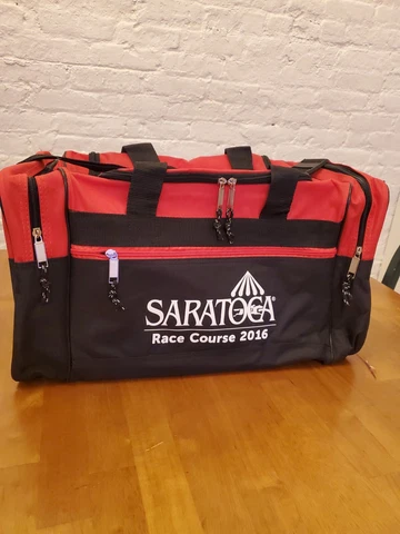 2016 SARATOGA RACE TRACK / RACE COURSE DUFFLE / GYM BAG Cover