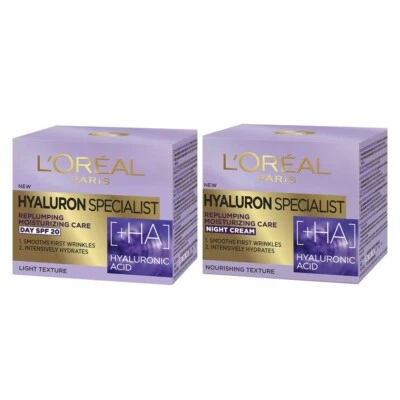 L'Oréal Paris Set Anti-wrinkle day cream SPF 20, 1.7fl.oz + night cream 1.7fl.oz - Image 1 of 2