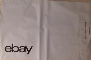 10 schwarze POLYMAILER-UMSCHLÄGE der Marke eBay 9 x 11,50 Versandtaschen AUFKLEBER Polyjacke - Bild 1 von 2