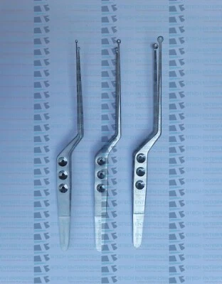 Yasargil Bayoneta Tumor Pinzas Cuchara Taza 3mm,5mm,7mm Neuroquirúrgico Foto 1 de 4