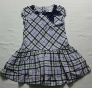 JANIE AND JACK baby girls 2T LAVENDER PLAID dress - Picture 1 of 8