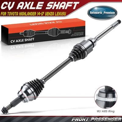 Front Right CV Axle Assembly for Toyota Highlander 2014-2017 Venza Lexus RX350 - Image 1 of 4