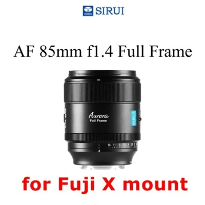 Sirui 85mm F1.4 Full Frame STM Auto Focus Lens Master of Portrait for Fujifilm X - Image 1 of 4