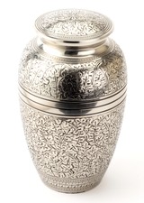 Banbury Nickel Cremation Ashes Adult Urn - UU100008B