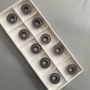 10PCS RPMT1606MOE-JS Indexable carbide milling insert R8 Face milling insert - Foto 1 di 3