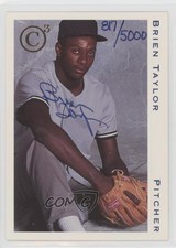 1992-93 Classic Collectors Club C3 Auto /5000 Brien Taylor Rookie Auto RC