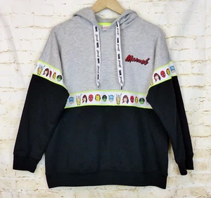 Mad Engine Marvel Comics Character Fleece Hoodie Sweater Youth Kid XL Gray Black - Picture 1 of 13
