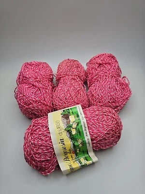 Lot of 4 Lane Borgosesia Italy Wool yarn, lot of 4 skeins Pink - Image 1 of 4