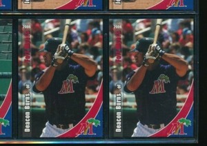 Lot (2) 2006 Grandstand #8 Deacon Burns Fort Myers Miracle (CA34) SWSW6 