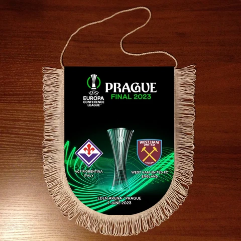 Pennant Fiorentina Italy - West Ham United England Final 2023 Cover