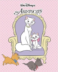 Panel rosa de 35" Disney The Aristocats tela 100 % algodón por panel - Imagen 1 de 1