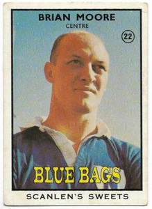 Bolsas azules Brian Moore 1968 B Nrl Rugby League Scanlens (22) :: - Imagen 1 de 2