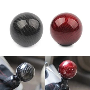 JDM Real Carbon Fibre Monster Ball Gear Shift Knob M8x1.25, M10x1.25, M10x1.5 AU - Picture 1 of 11