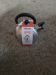 Aroma Whistling Kettle - Stainless Steel - New - Picture 1 of 1