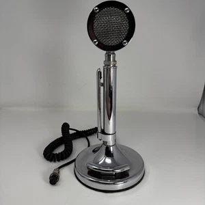 D-104 ASTATIC SILVER EAGLE CB RADIO MICROPHONE COMMUNICATION CHROME 5 PIN - Zdjęcie 1 z 18