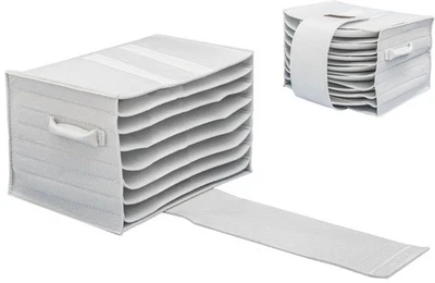 Wohnmobil Tellerhalter Filz für 8 Teller - 27x20x18 Camping Geschirr Organizer - Bild 1 von 4