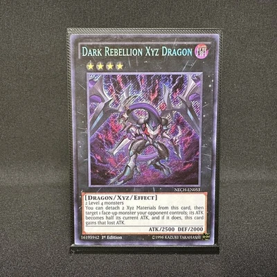 LP - Dark Rebellion Xyz Dragon - 1st Secret - NECH-EN053 - Yu-Gi-Oh - Image 1 of 4