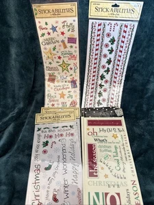 Me & My Big Ideas stickers Christmas Acid Free 6 Packs Total - Picture 1 of 6