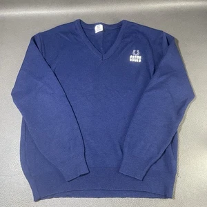 Vintage 80er Garan Indianapolis Colts NFL V-Ausschnitt Pullover Football Herren Gr. M Logo USA - Bild 1 von 6