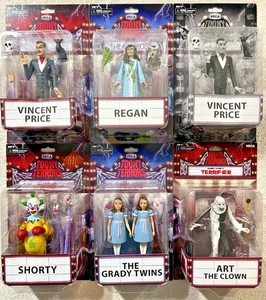 NECA TOONY TERRORS SET OF 6 KILLER KLOWNS / TERRIFIER / THE SHINING ++ **NEW** - Picture 1 of 11