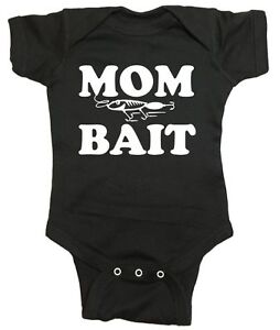 Fishing Baby One Piece "Mom Bait" Bodysuit