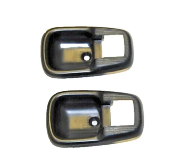Placa de moldura de manija de puerta negra LT/RT para Volkswagen Type1 Type2 Tyep3 Ghia Foto 1 de 2