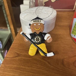 NHL Boston Bruins Hockey Lebkuchenmann Christbaumschmuck - Bild 1 von 2
