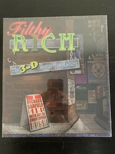 Filthy Rich The 3D Game Of Capitalism 1998 Wizards Of The Coast SEALED NEW - Picture 1 of 6