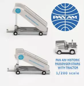 HERPA 571890 1/200, Pan Am historic passenger stairs with tractor - Picture 1 of 8