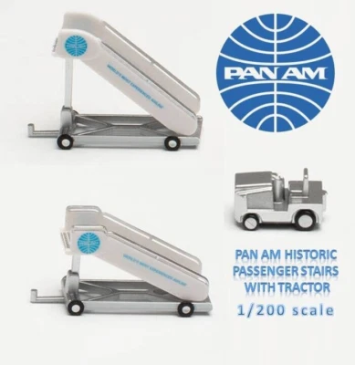 HERPA 571890 1/200, Pan Am historic passenger stairs with tractor - Image 1 of 4