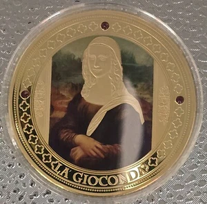 2021 LEONARDO da VINCI, La Gloconda, proof commemorative coin (J1P0) - Picture 1 of 5