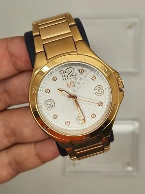 Tommy Hilfiger Victoria Quartz Watch 1781316 White Dial Rose Gold Stainless Stee - Image 1 of 4