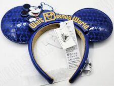 2022 Walt Disney World Annual Passholder Blue Mickey Minnie Ears Headband 50th