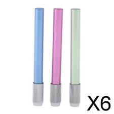 6X Verschiedene Farben Pencil Lengthener Pencil Extender Holder blau +