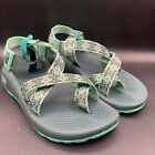 Chaco Womens Size 6 Classic Festival Lotus Pine Teal Aztec