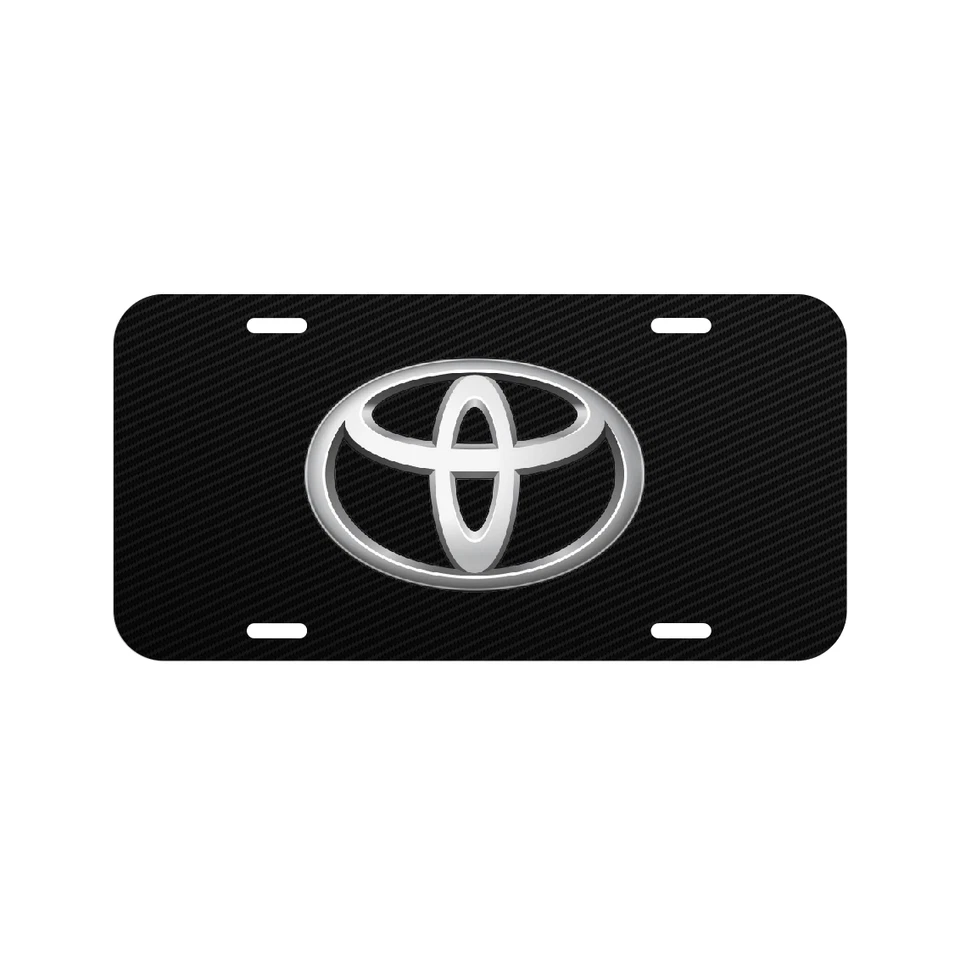 PLACA DE LICENCIA TOYOTA DELANTERA AUTOMÁTICA HECHA EN EE. UU. CAMIÓN DE CARROS Prius rav4 camry Foto 1 de 1