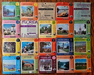 VINTAGE 1950’s UNITED STATES TRAVEL AND LANDMARKS  VIEW MASTER REELS