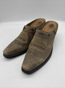 ARIAT Desert Star Distressed Cowboy Western Mule Women Shoe 13329 US 9B PreOwned - Picture 1 of 11