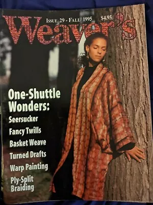 Weaver's Magazine 29 Twills Basket Weave Warp Painting Seersucker Projects • 17€