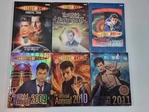 Doctor Who Annual 2006 2007 2008 2009 2010 2011 Hardback TV Series 6 Book Bundle - Picture 1 of 8
